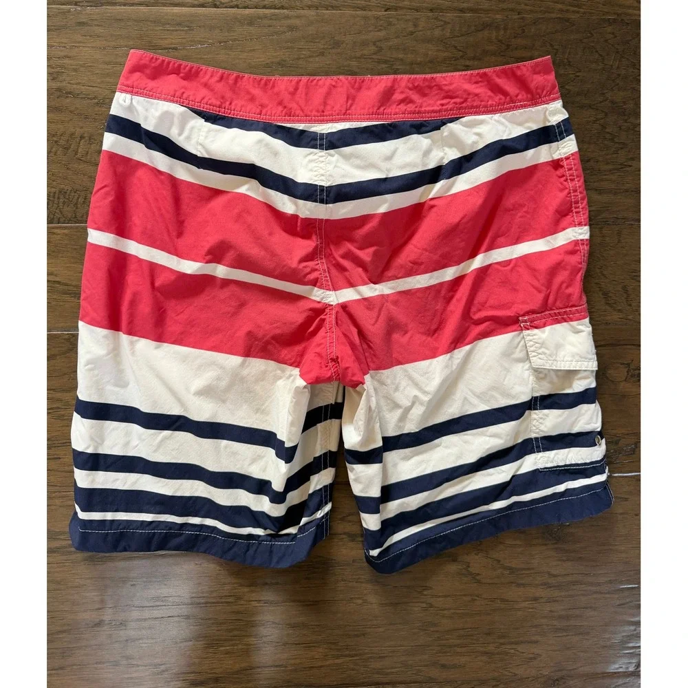 J.Crew Men's Striped Swim Trunks‎ Size 32 Resort